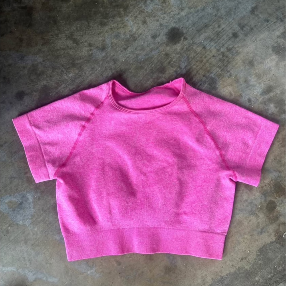 Pink Workout Athletic Top
